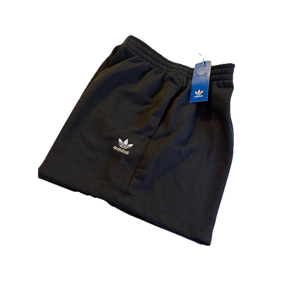 Adidas Essentials Women's Black Fleece Shorts Size‎ XS Gym Workout Activewear